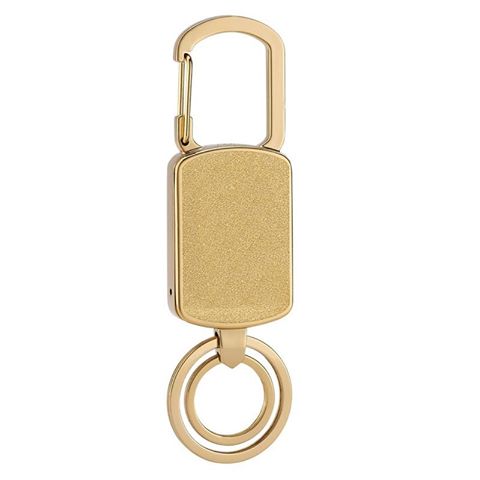 Bật lửa móc khóa đôi sạc USB cỡ nhỏ (vàng) 